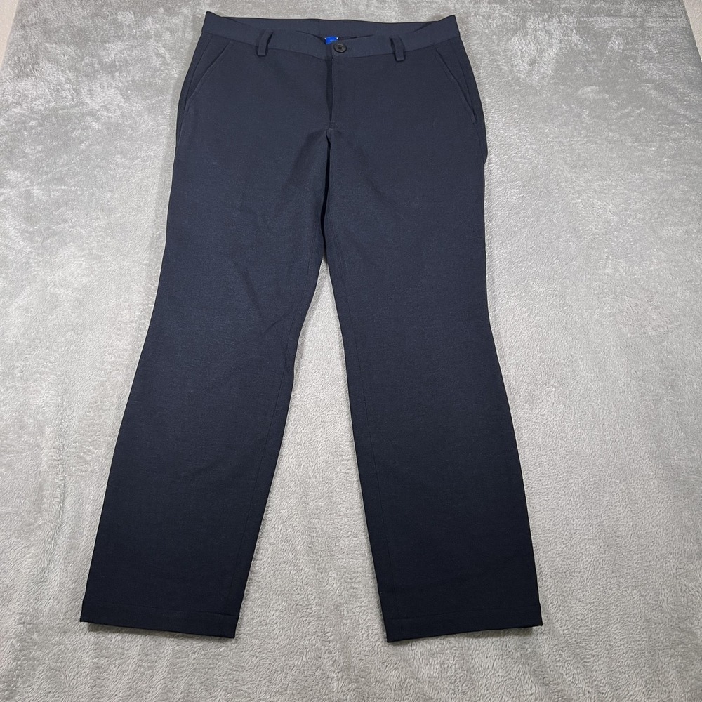 Kit And Ace Pants Mens 36 Navy Stretch Dress Chino Trousers Commuter Casual‎